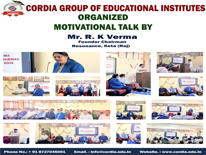 A Masterclass in Excellence at Cordia Group of Educational Institutes!
