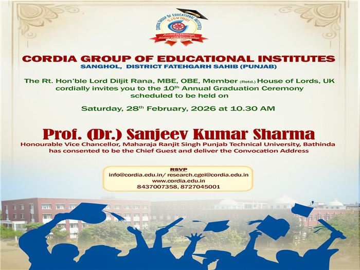 Invitation to the 10th Annual Graduation Ceremony