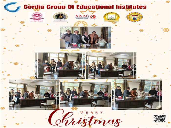 Merry Christmas celebrates at Cordia Group of Educational Institutes, Sanghol
